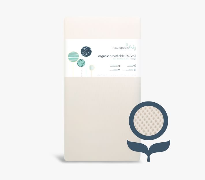 Naturepedic® Organic Breathable Innerspring 2-Stage Crib Mattress