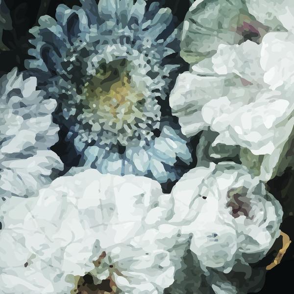 Dark Floral Wallpaper