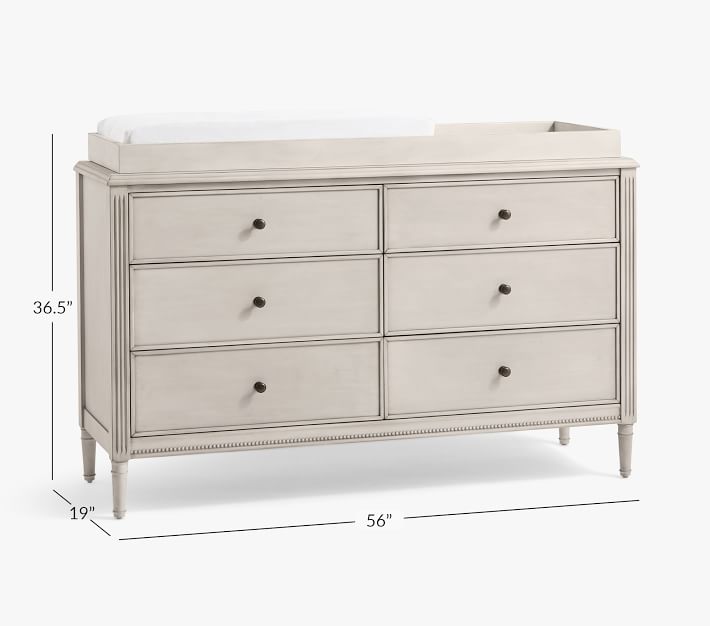 Harlow Extra-Wide Dresser & Topper Set