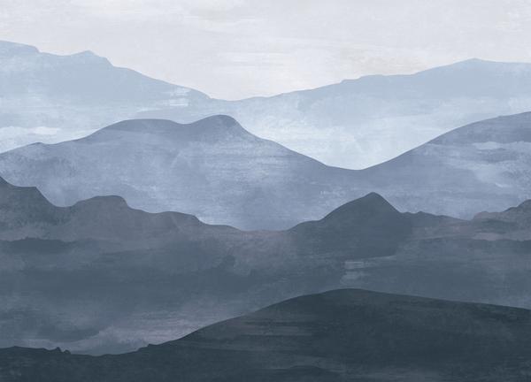 Watercolor Mountain Wallpaper