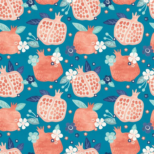 Pomegranate Mural