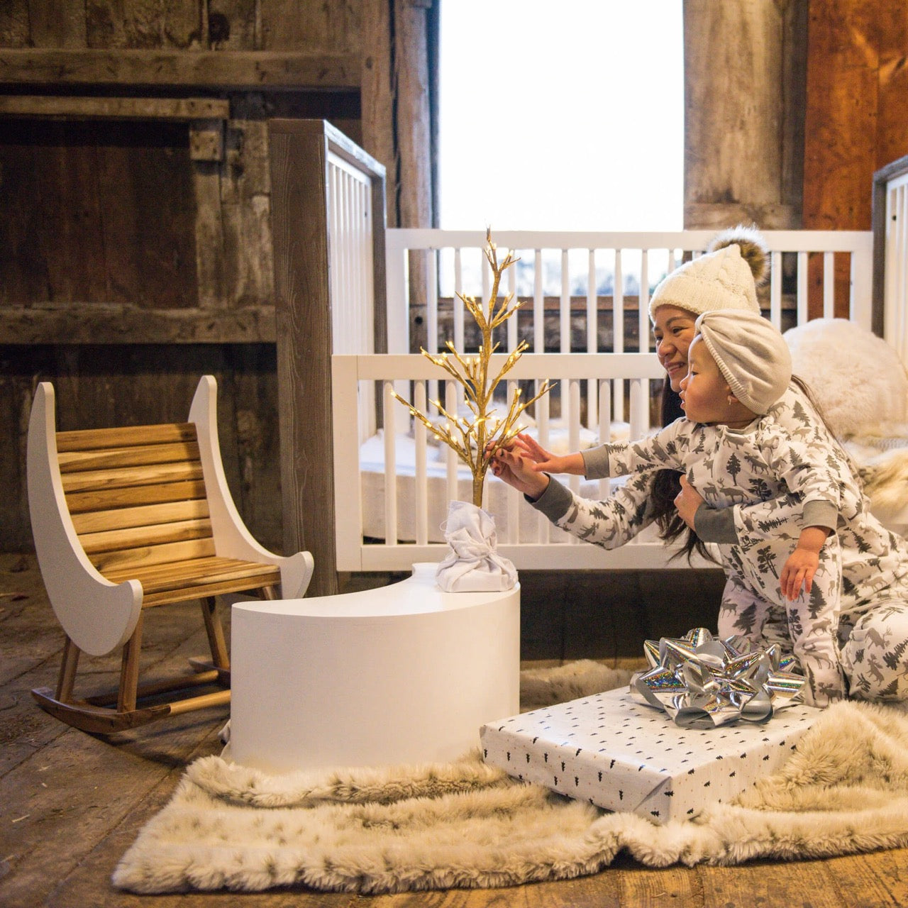 Crescent Moon Ottoman/Table