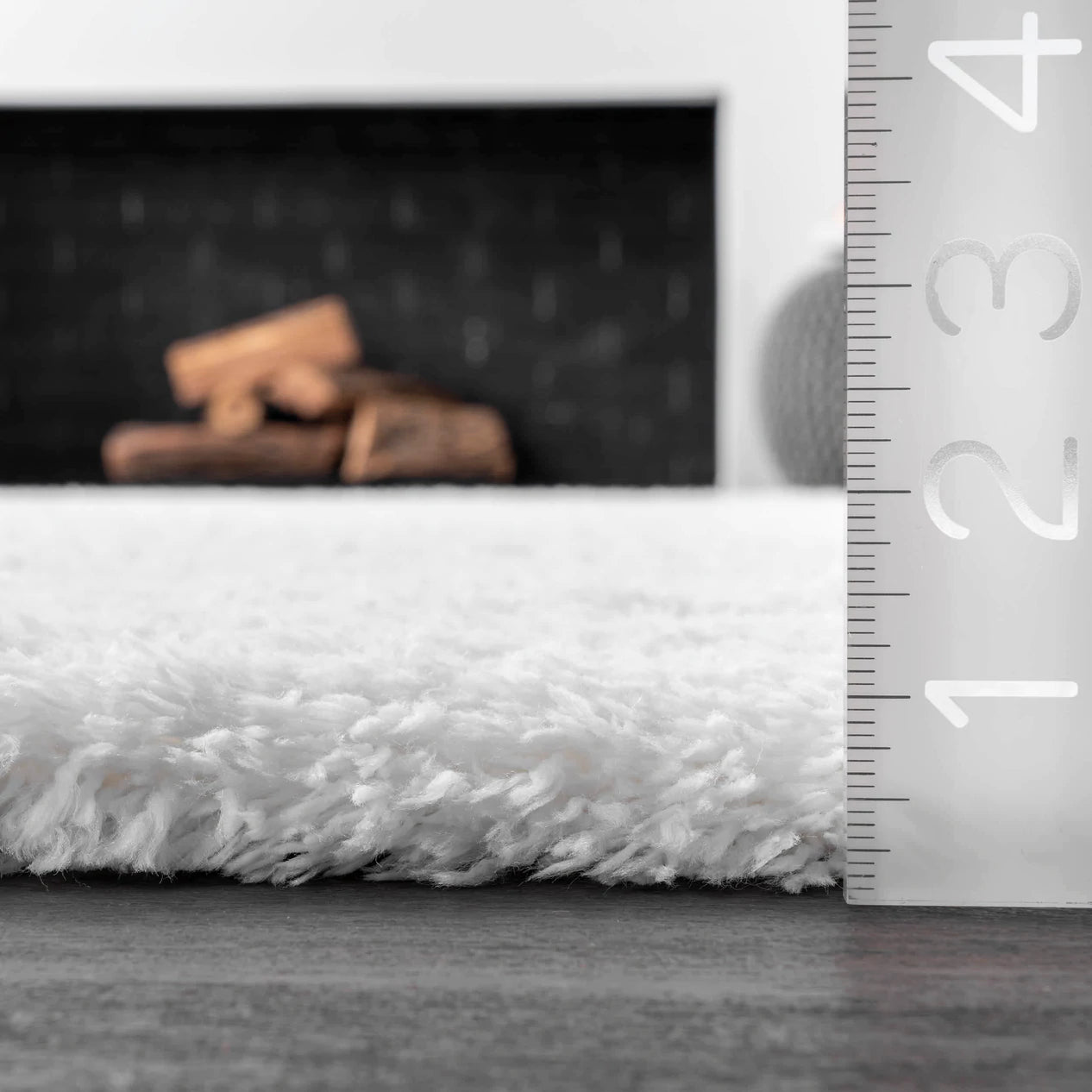 Gynel Cloudy Shag Rectangular Area Rug