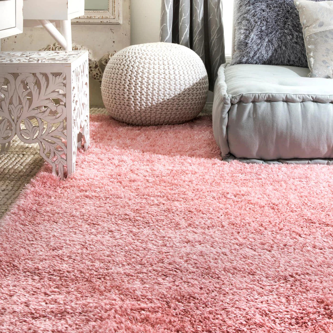 Gynel Cloudy Shag Rectangular Area Rug