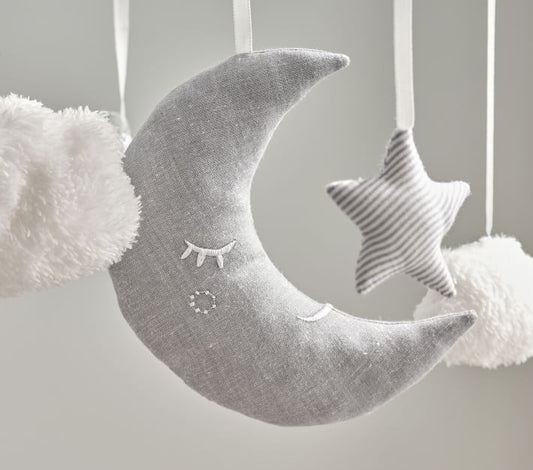 Skye Moon & Stars Musical Crib Mobile