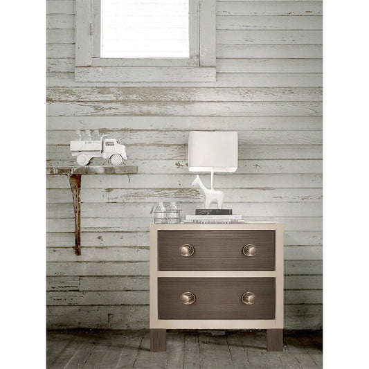 True 2-Drawer Nightstand