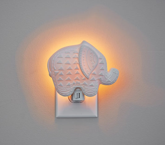 Ceramic Elephant Nightlight