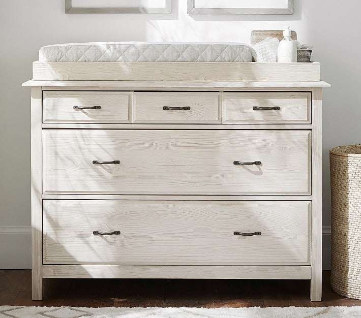 dresser pottery barn Rory Dresser & Topper Set, Montauk White